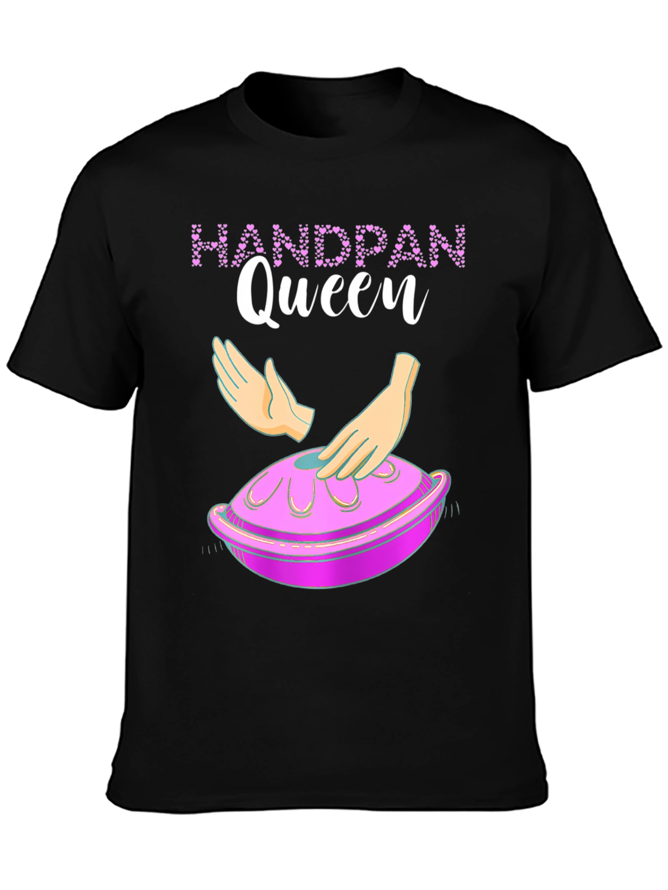 Handpan Queen Graphic Tee - Musical Instrument T-Shirt