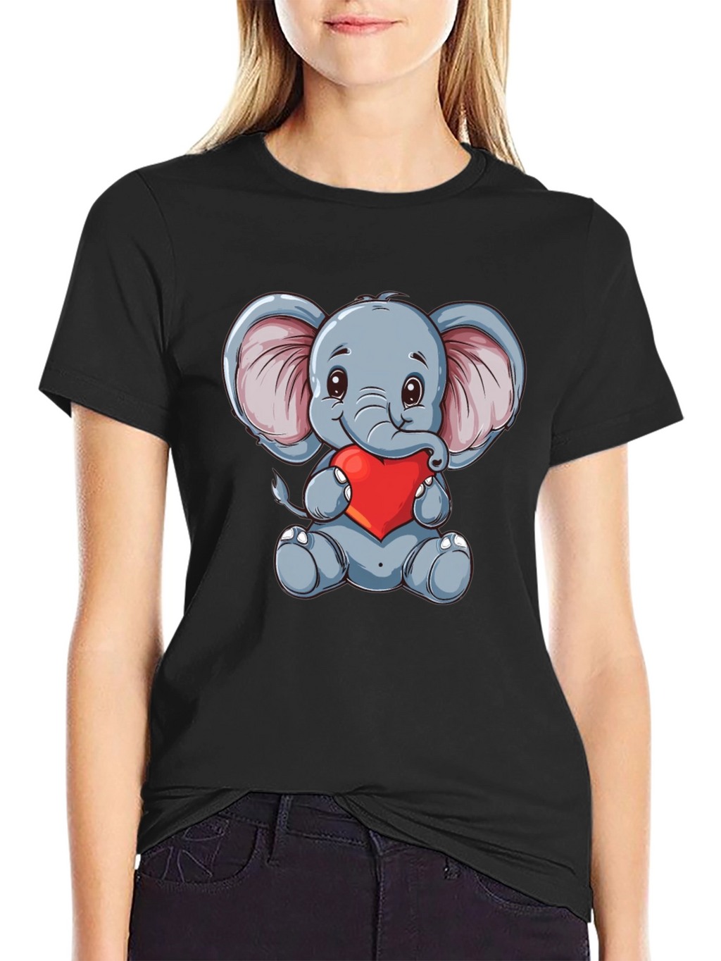 Elephant Heart Graphic T-Shirt