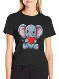 Elephant Heart Graphic T-Shirt