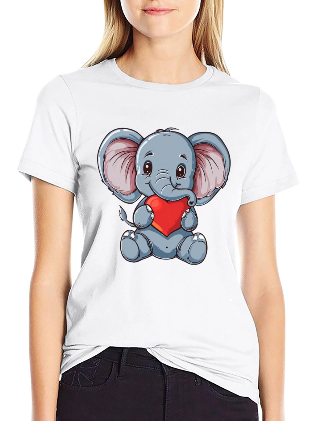 Elephant Heart Graphic T-Shirt