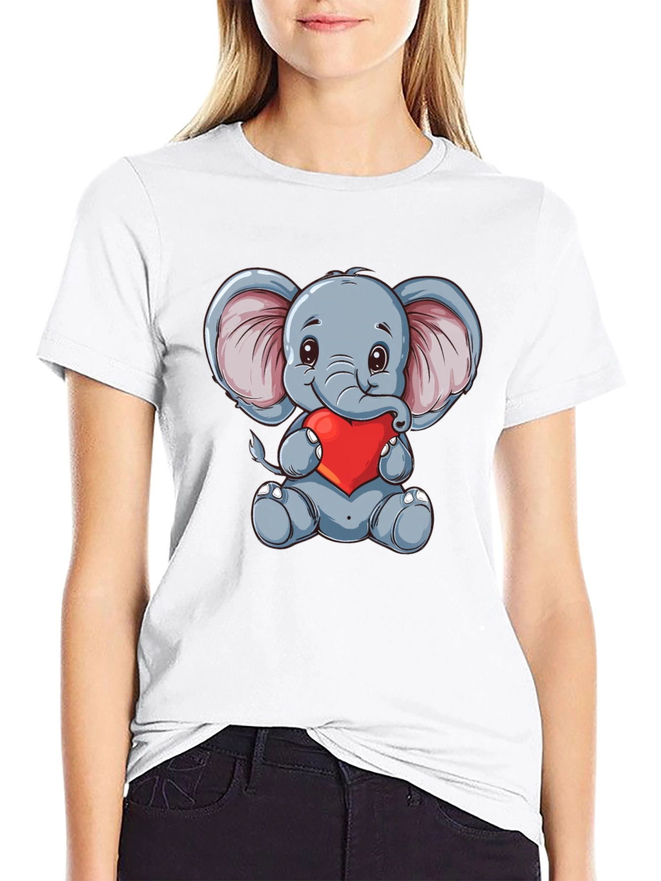 Elephant Heart Graphic T-Shirt