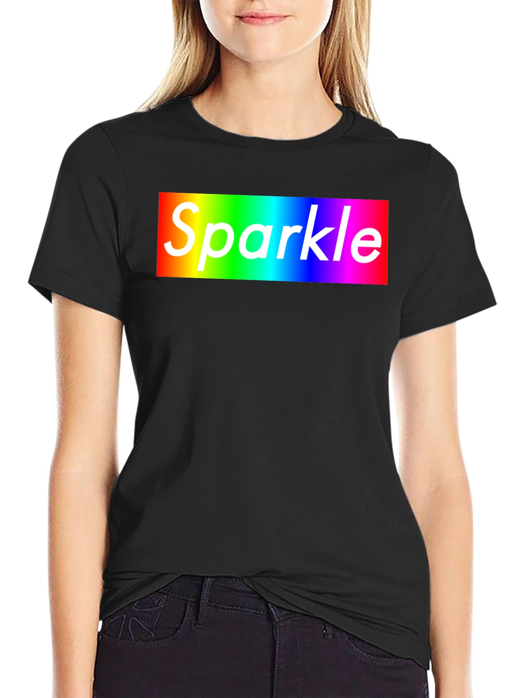 Rainbow Sparkle T-Shirt - Bold Graphic Tee