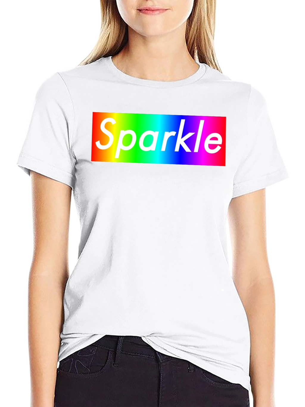 Rainbow Sparkle T-Shirt - Bold Graphic Tee
