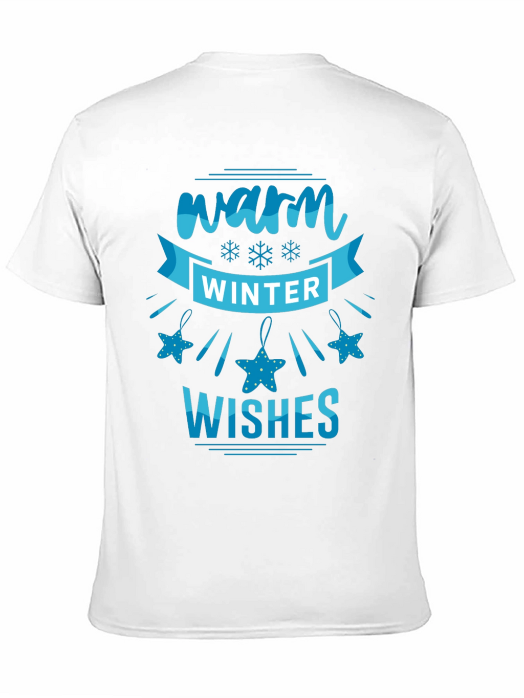 Warm Winter Wishes Black T-Shirt