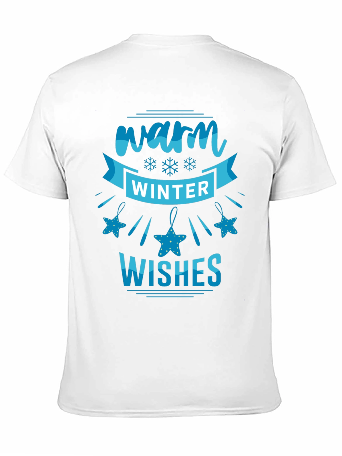 Warm Winter Wishes Black T-Shirt