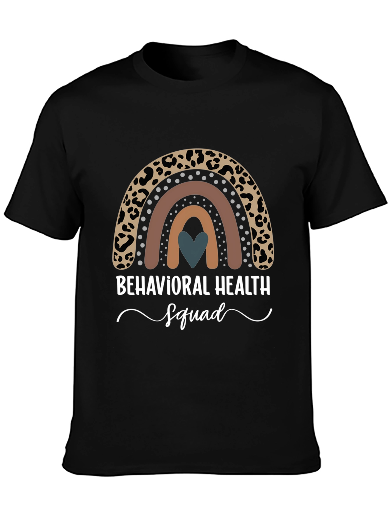 Behavioral Health Squad Rainbow Graphic Tee