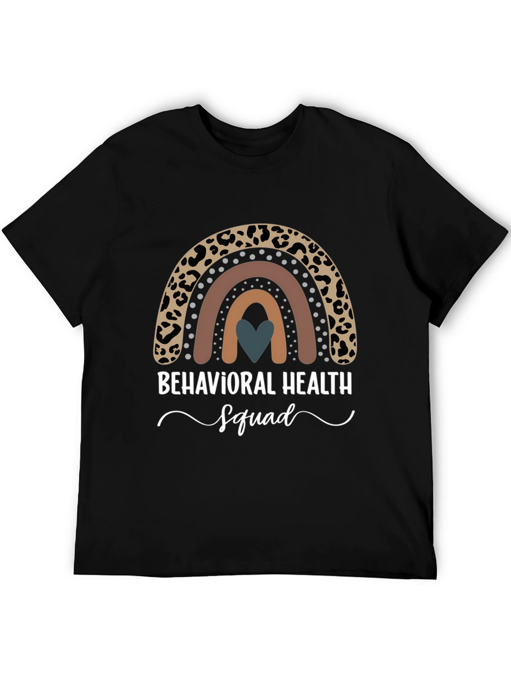 Behavioral Health Squad Rainbow Graphic Tee
