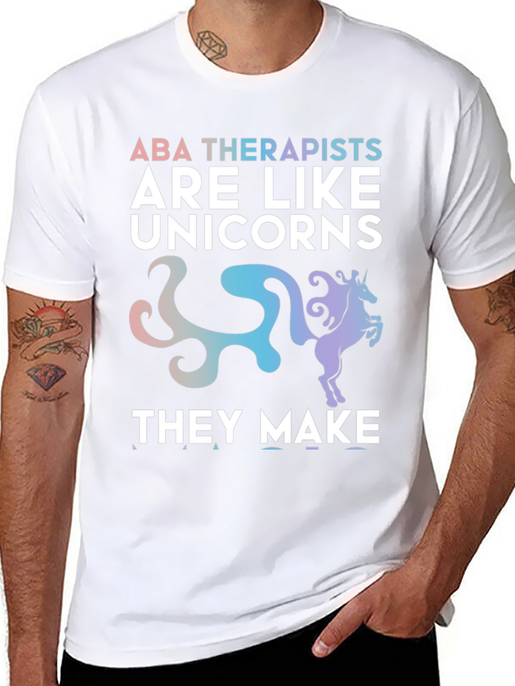 ABA Therapist Unicorn T-Shirt