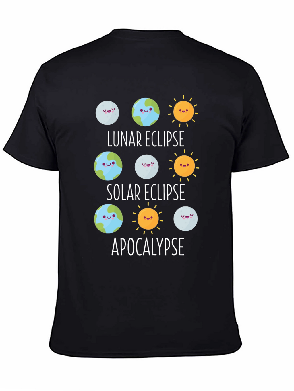 Eclipse & Apocalypse Graphic T-Shirt - Funny Astronomy Tee