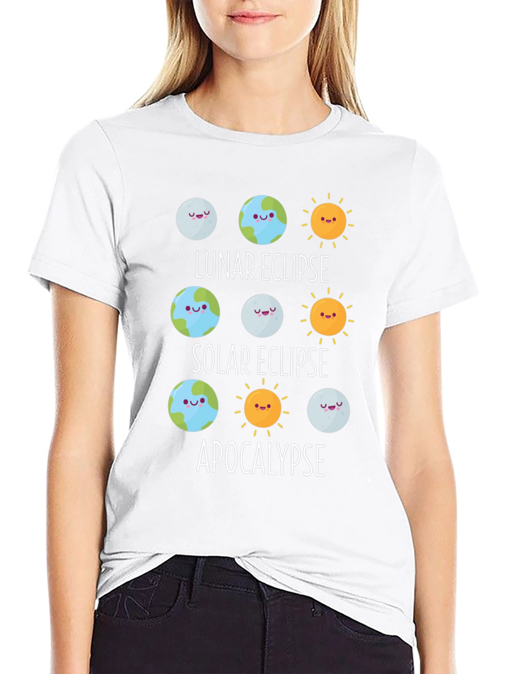 Eclipse & Apocalypse Graphic T-Shirt - Funny Astronomy Tee