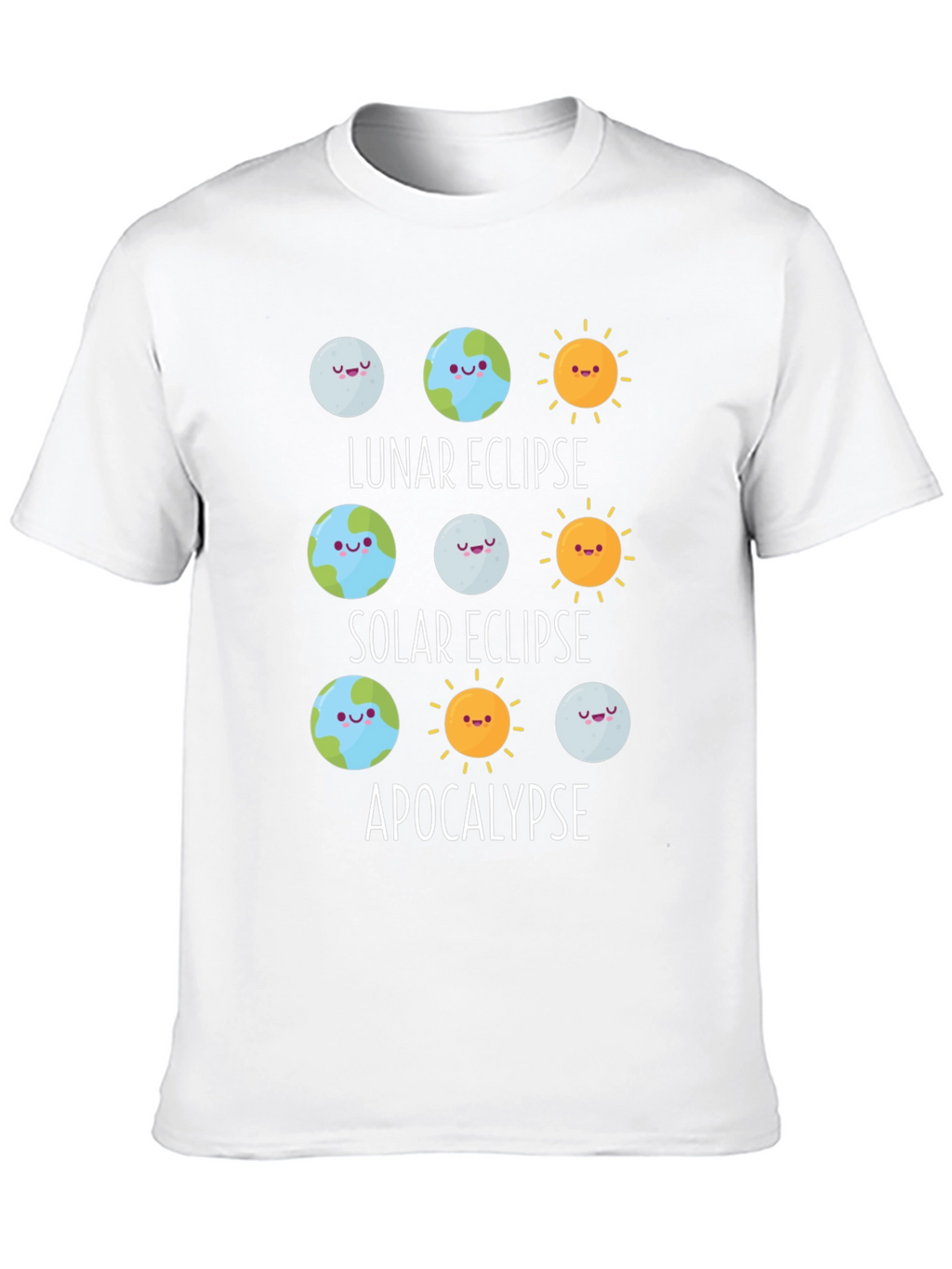 Eclipse & Apocalypse Graphic T-Shirt - Funny Astronomy Tee