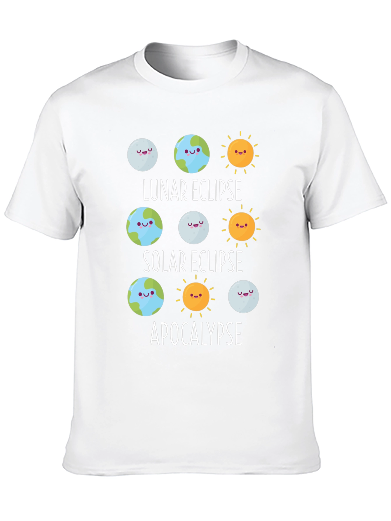 Eclipse & Apocalypse Graphic T-Shirt - Funny Astronomy Tee