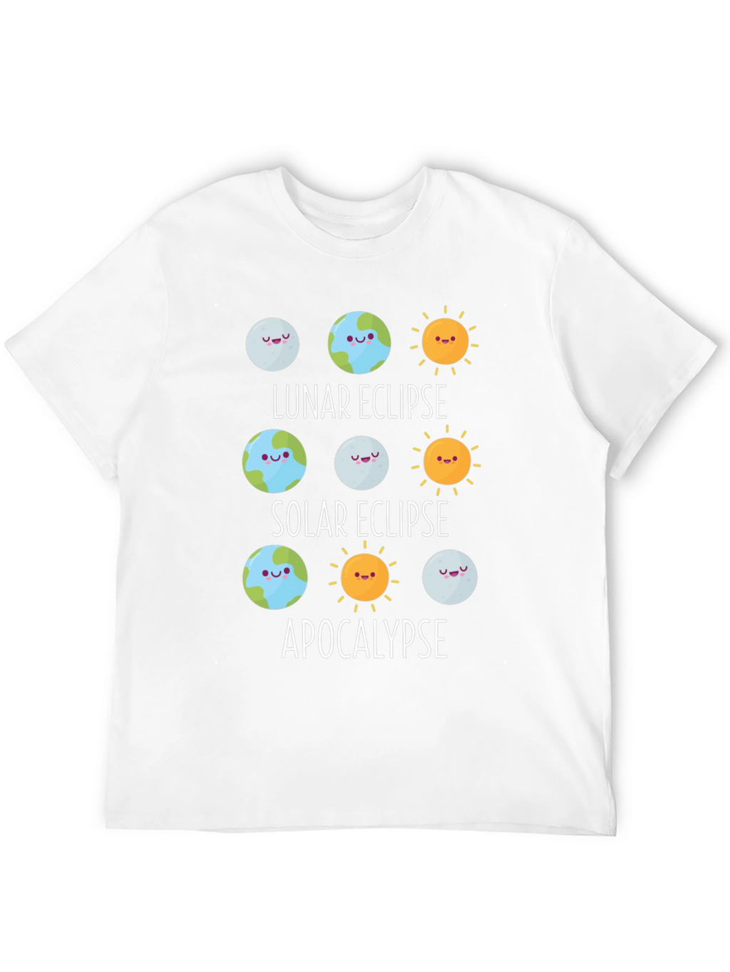 Eclipse & Apocalypse Graphic T-Shirt - Funny Astronomy Tee