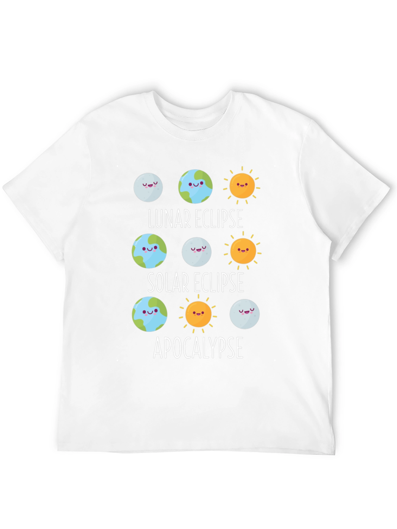Eclipse & Apocalypse Graphic T-Shirt - Funny Astronomy Tee