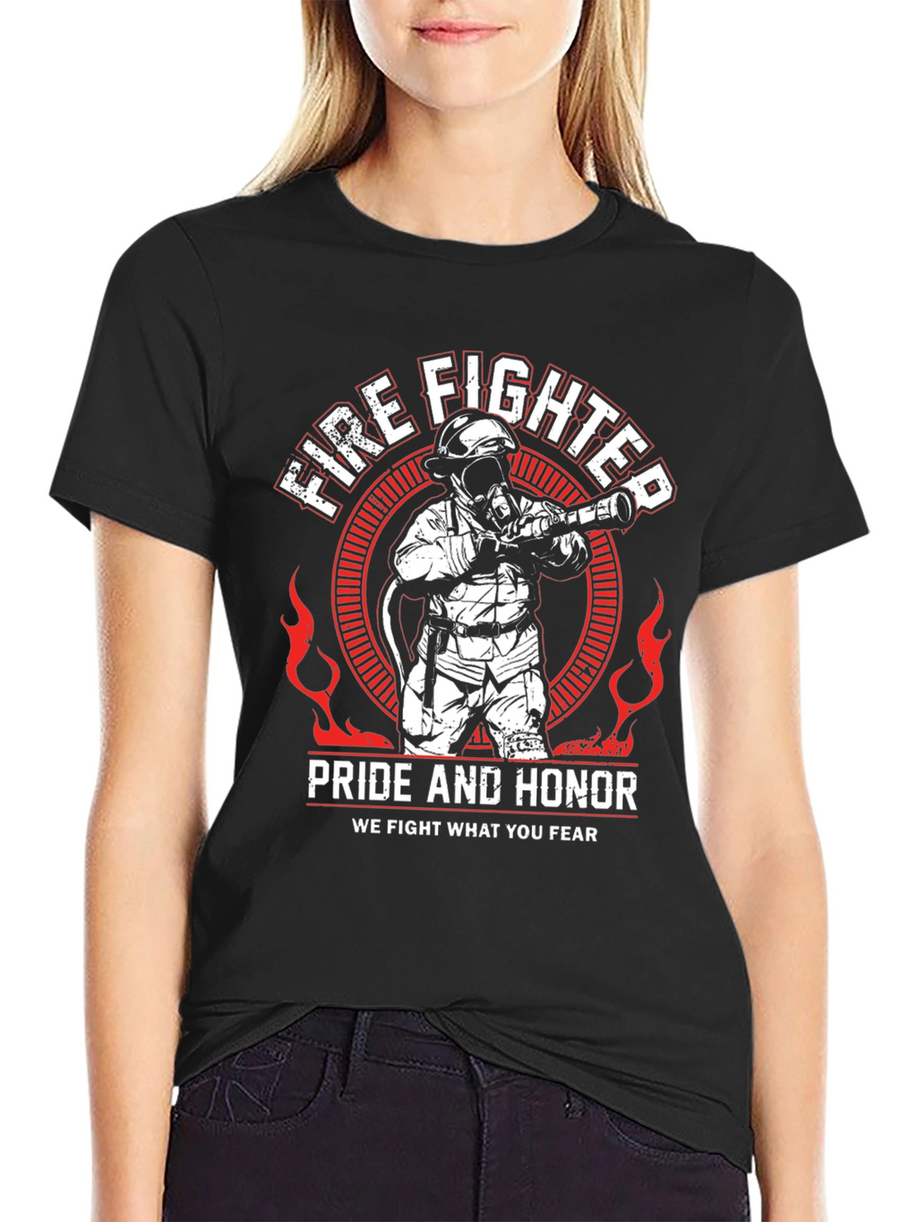 Firefighter Pride and Honor T-Shirt