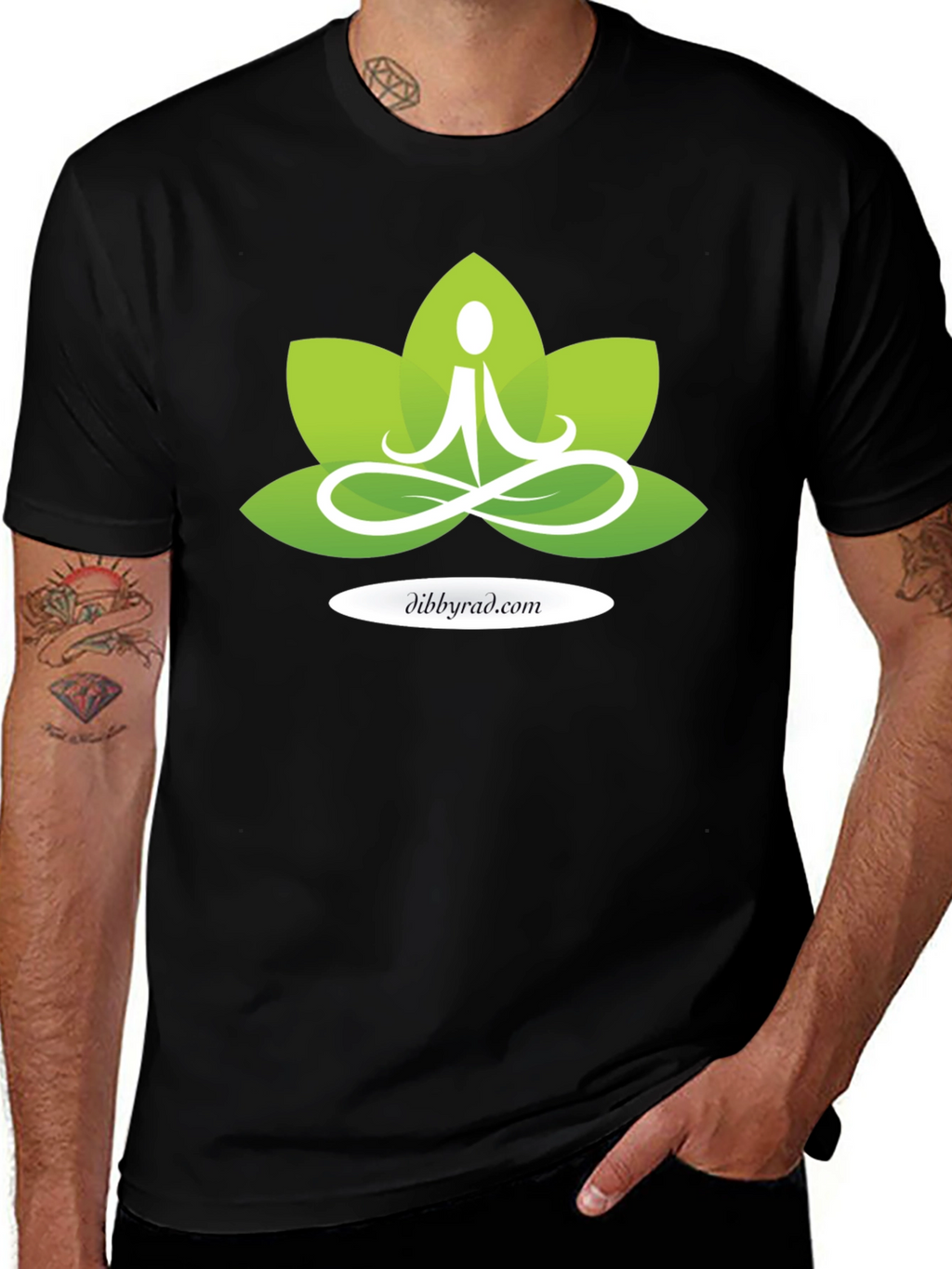 Yoga Lotus T-Shirt - Meditation Design Tee