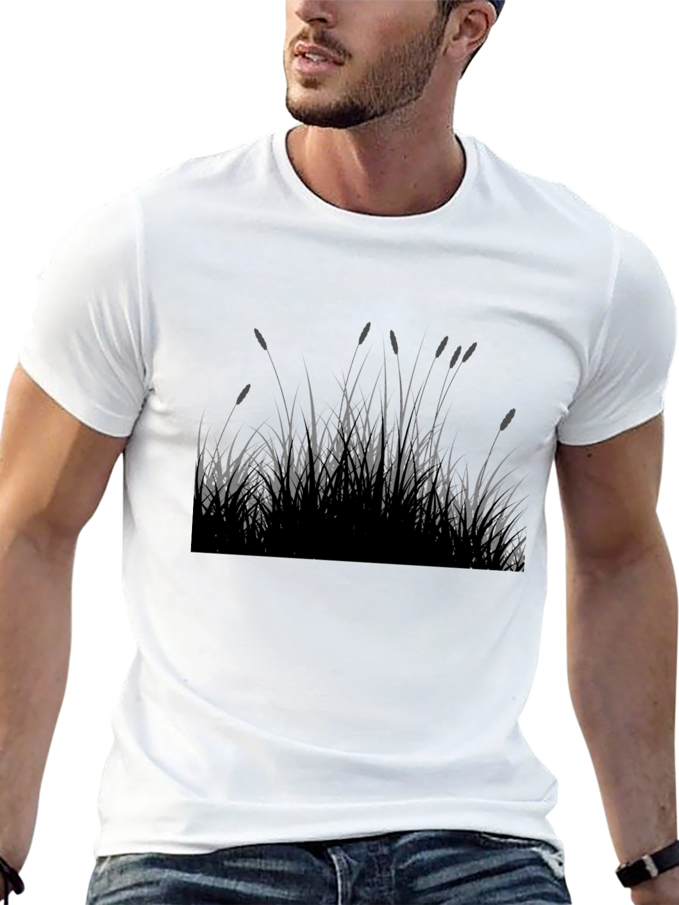 Reed Silhouette Black T-Shirt