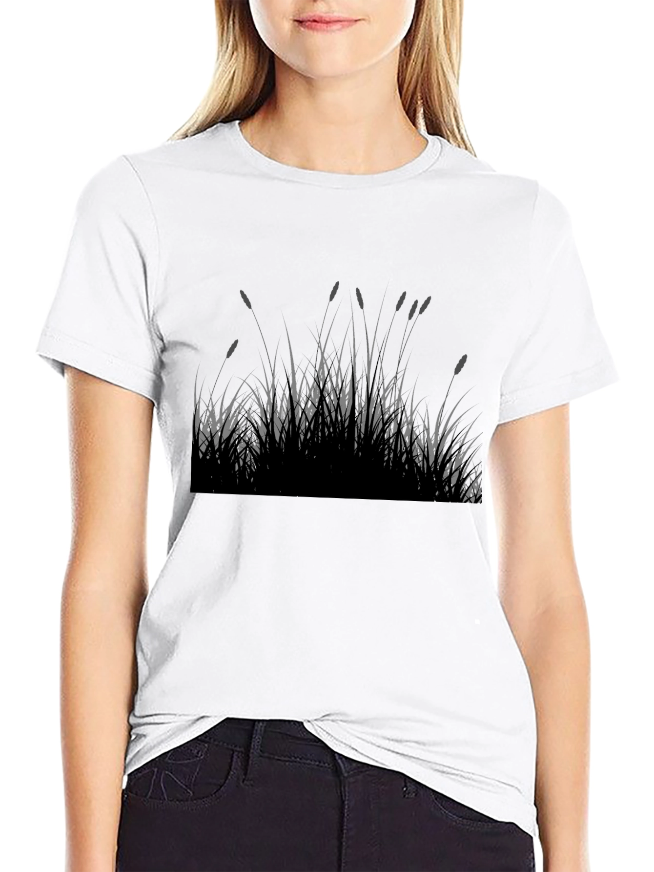 Reed Silhouette Black T-Shirt