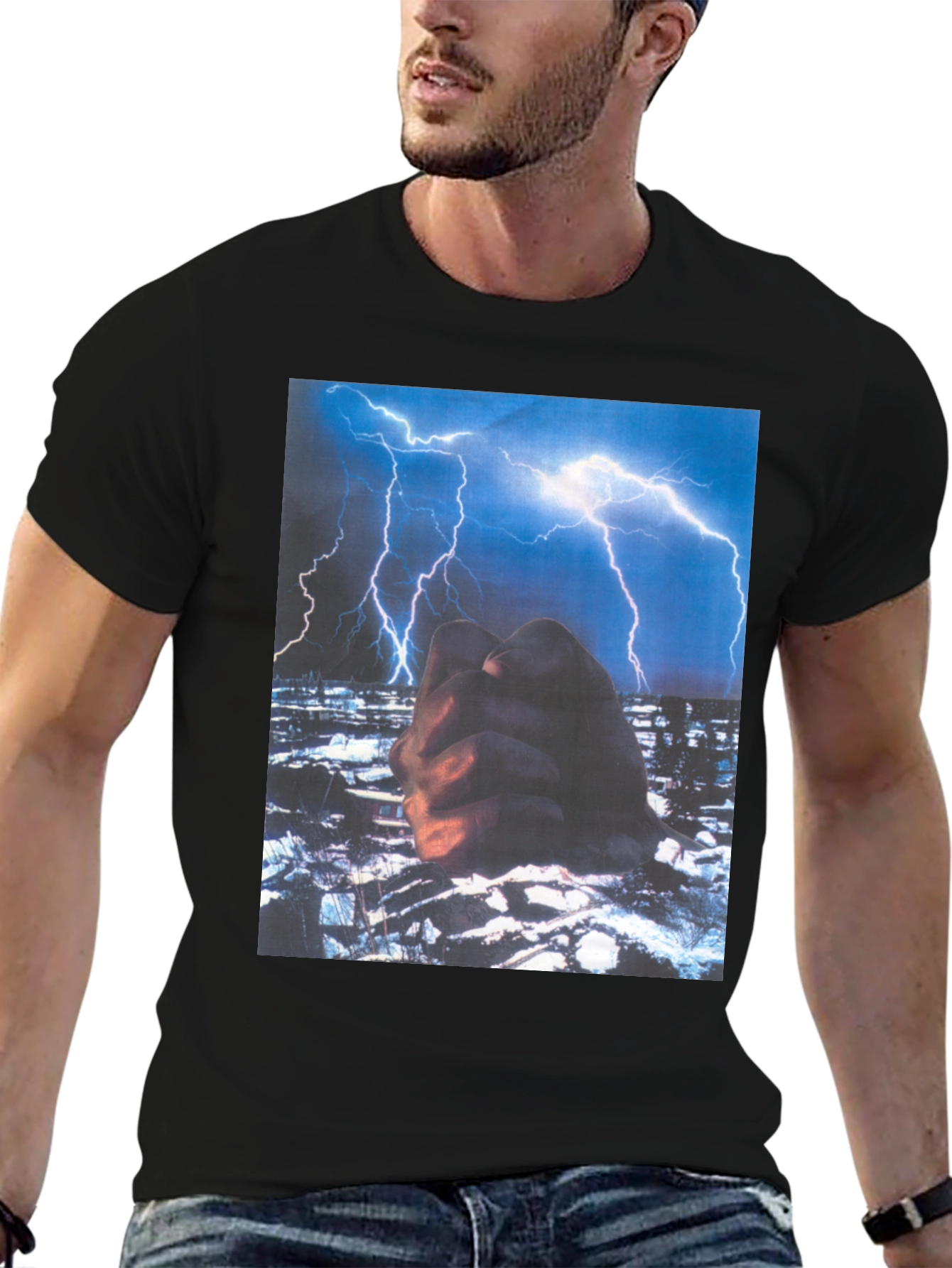 Lightning Storm Graphic T-Shirt