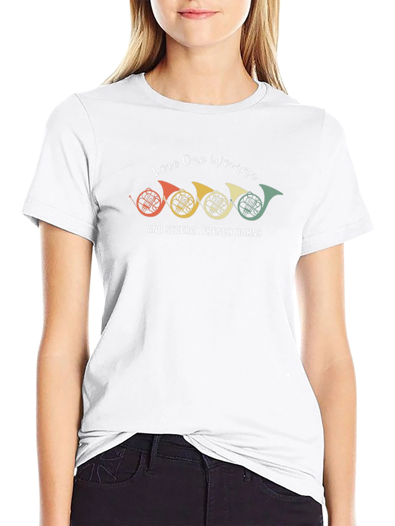 Love One Woman & French Horns T-Shirt