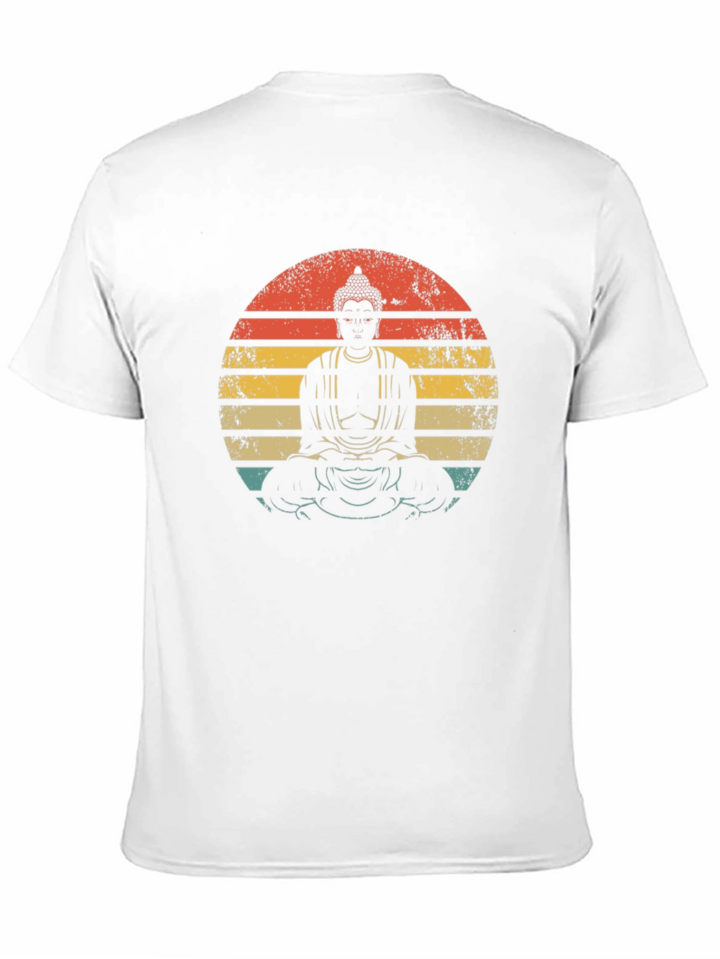 Buddha Sunset Graphic Tee - Unisex Black T-Shirt