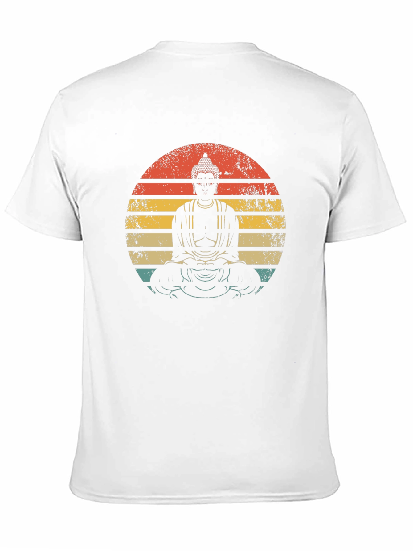 Buddha Sunset Graphic Tee - Unisex Black T-Shirt