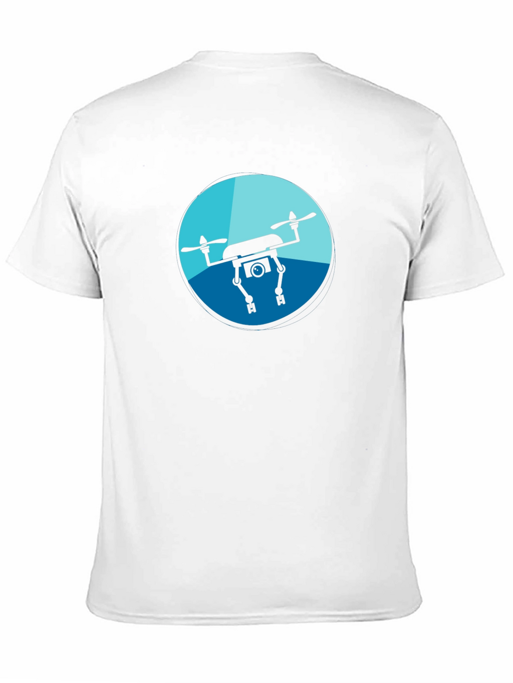 Drone Graphic Tee - Black Casual Shirt