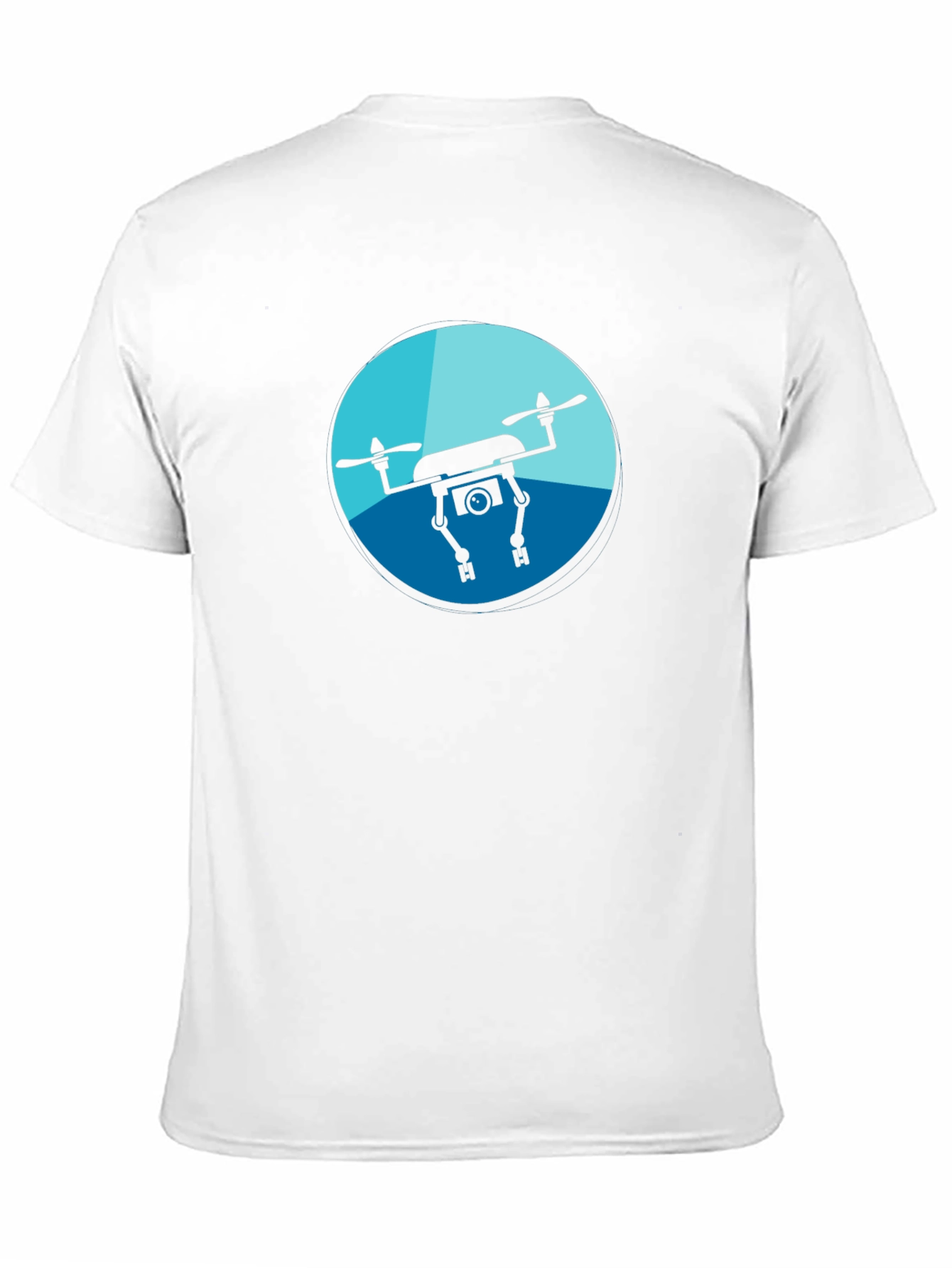 Drone Graphic Tee - Black Casual Shirt