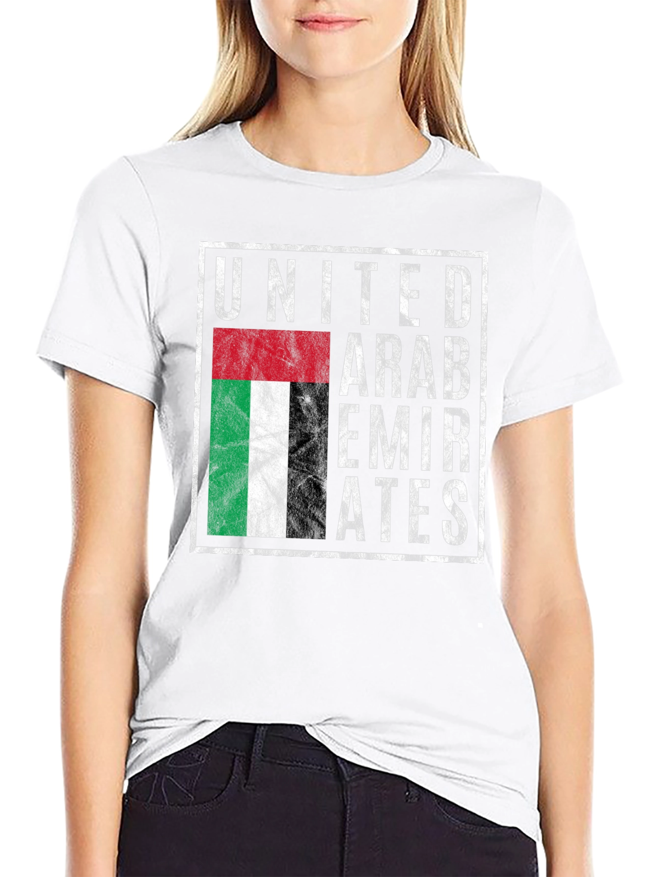 UAE Flag Graphic Tee - United Arab Emirates Pride