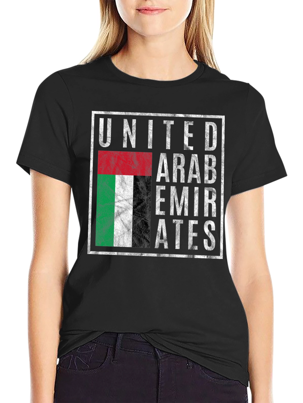 UAE Flag Graphic Tee - United Arab Emirates Pride