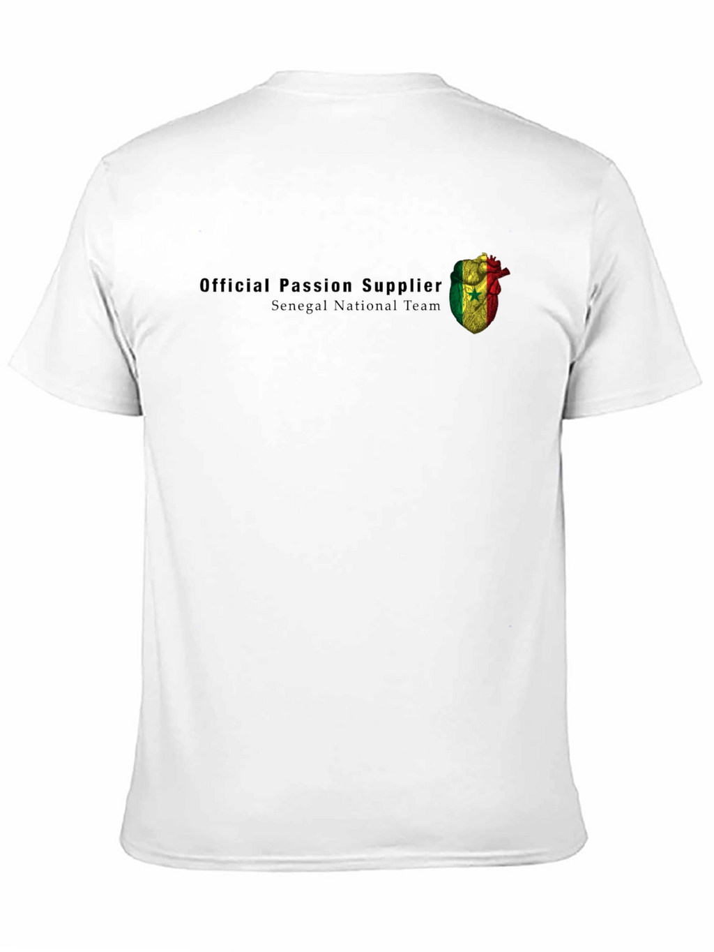 Senegal National Team Official Passion Supplier Black T-Shirt