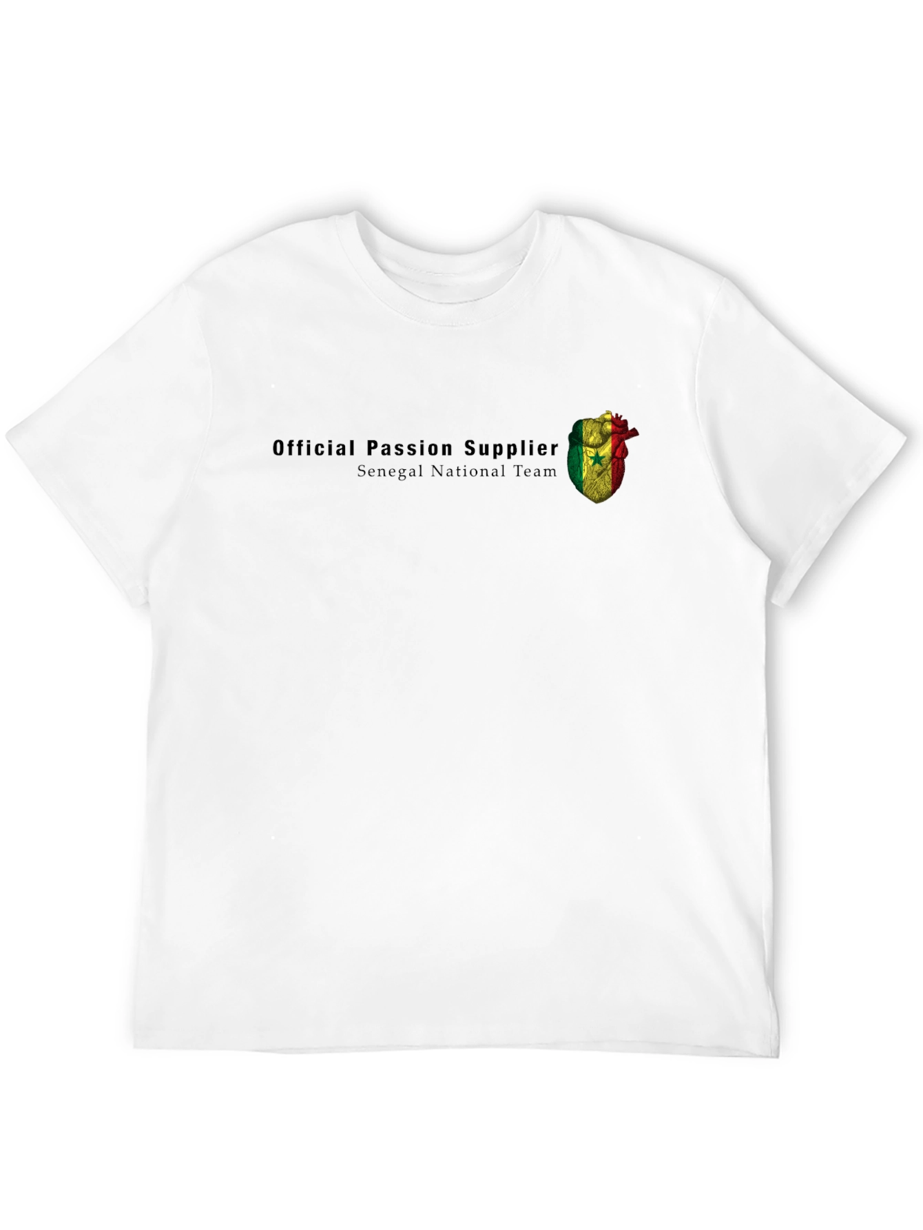 Senegal National Team Official Passion Supplier Black T-Shirt