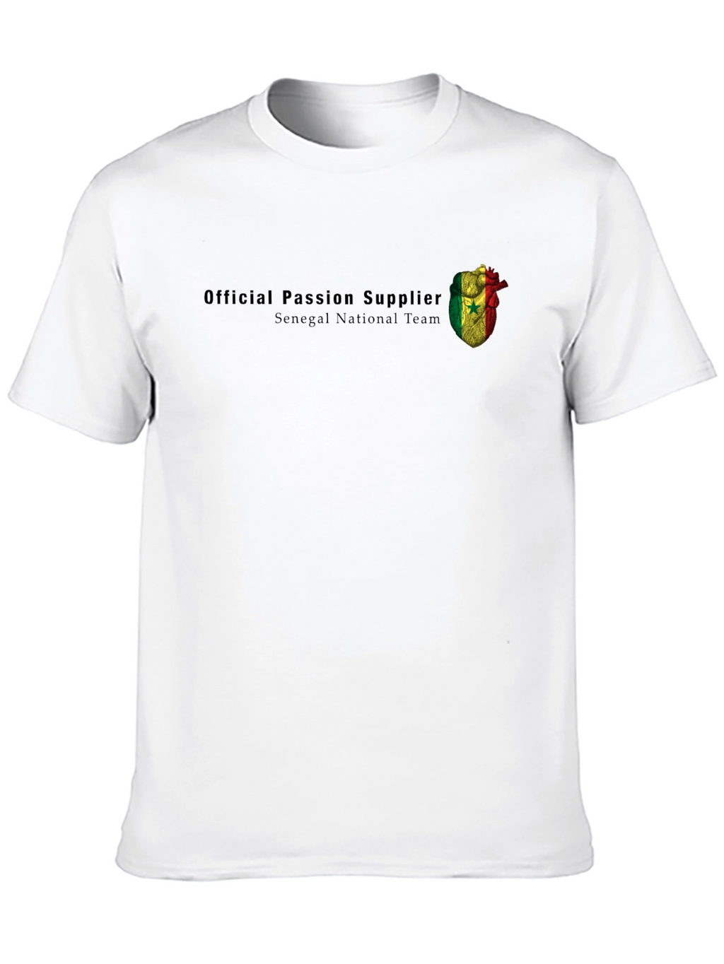 Senegal National Team Official Passion Supplier Black T-Shirt