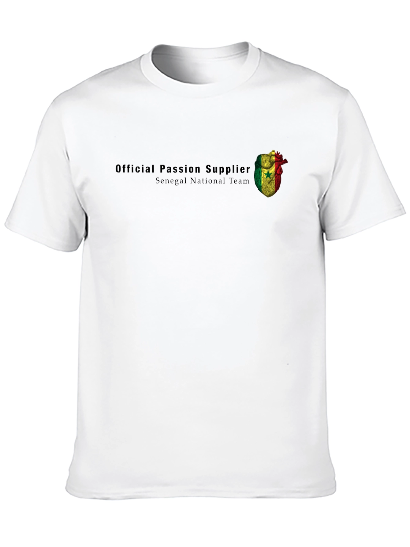 Senegal National Team Official Passion Supplier Black T-Shirt