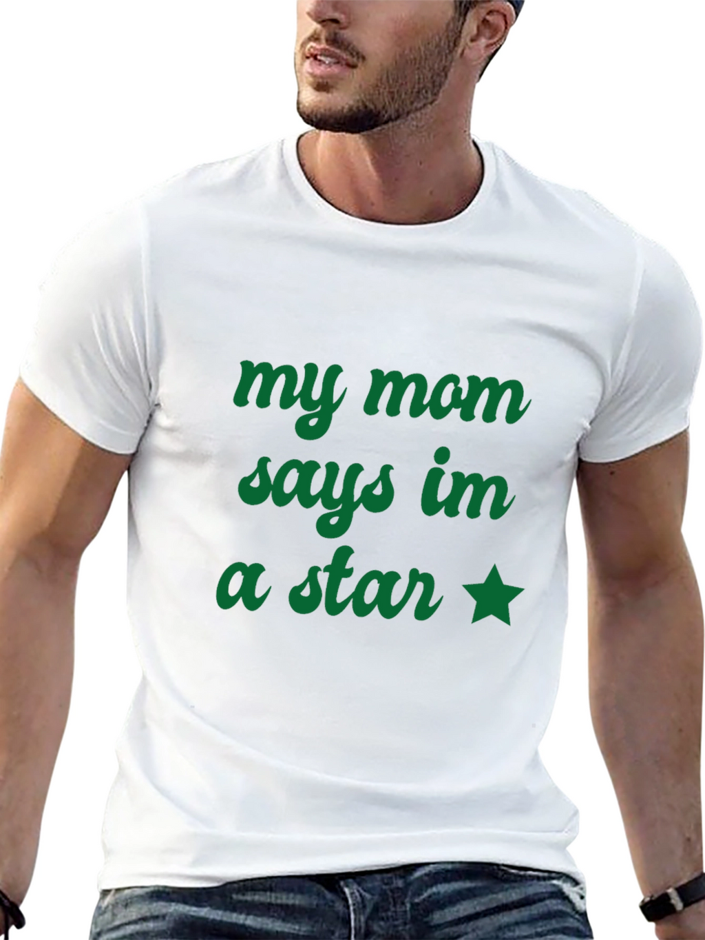 My Mom Says Im a Star T-Shirt - Black