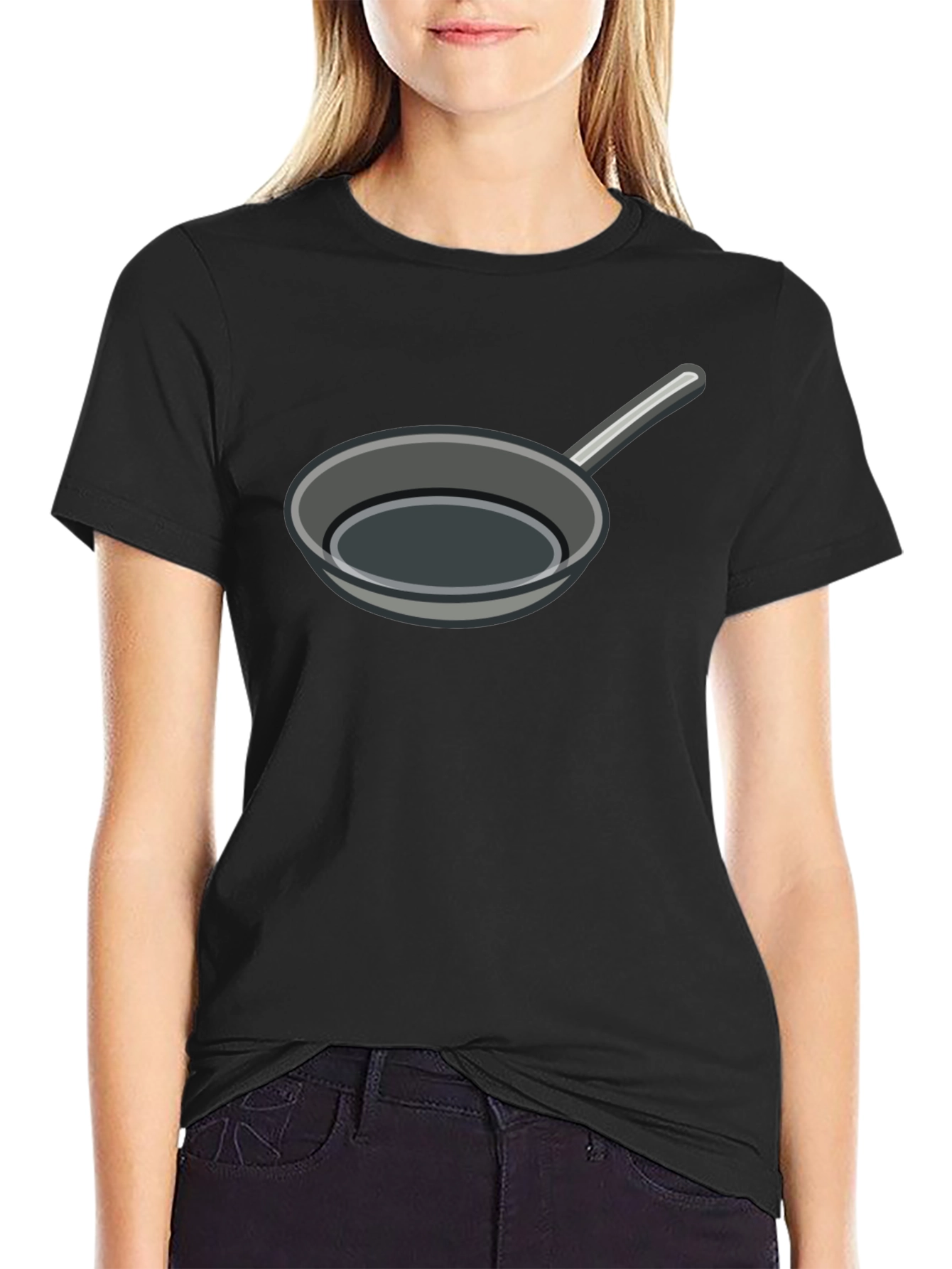 Frying Pan Graphic Tee - Novelty T-Shirt