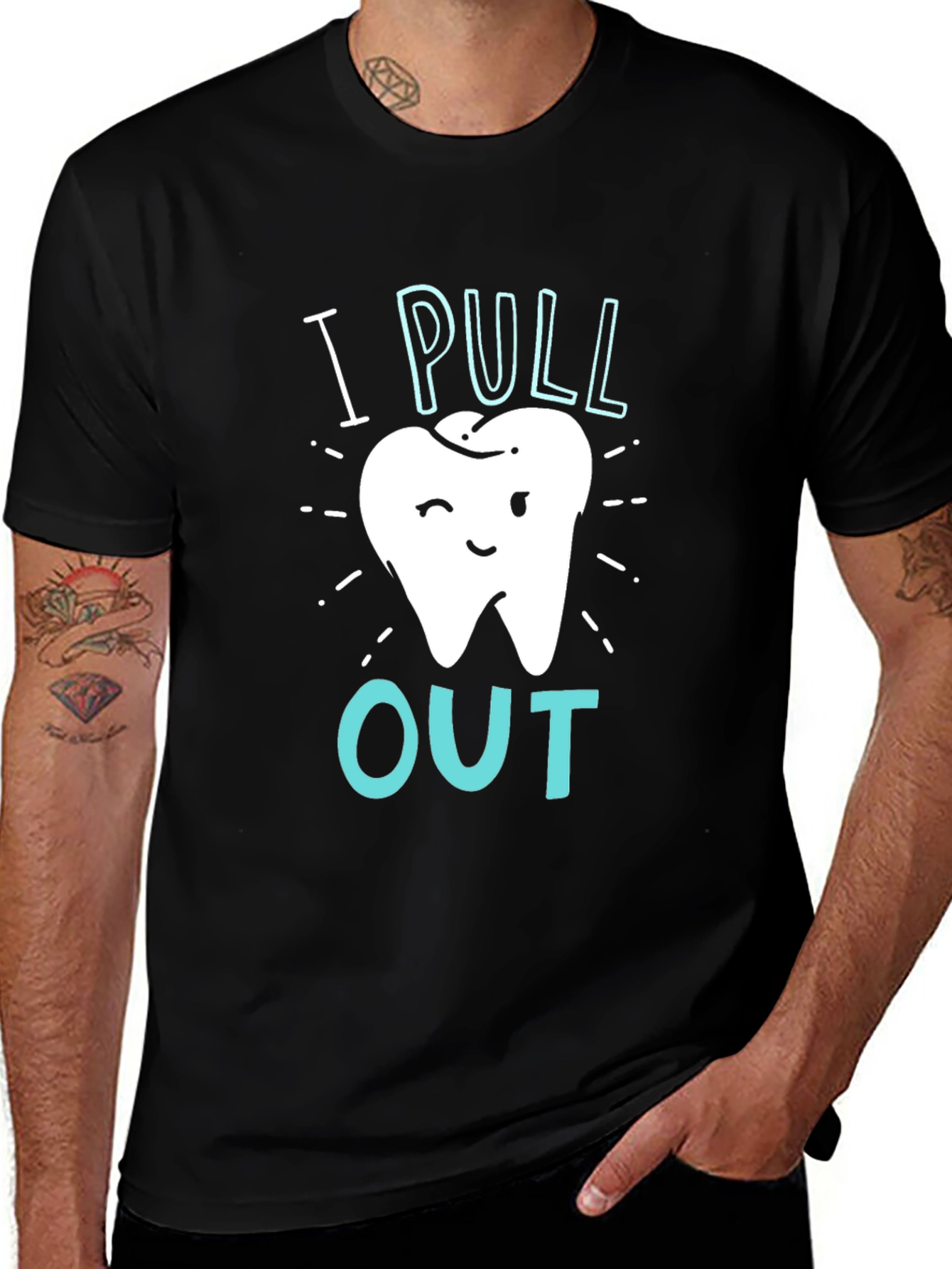 Dentist I Pull Out Graphic T-Shirt