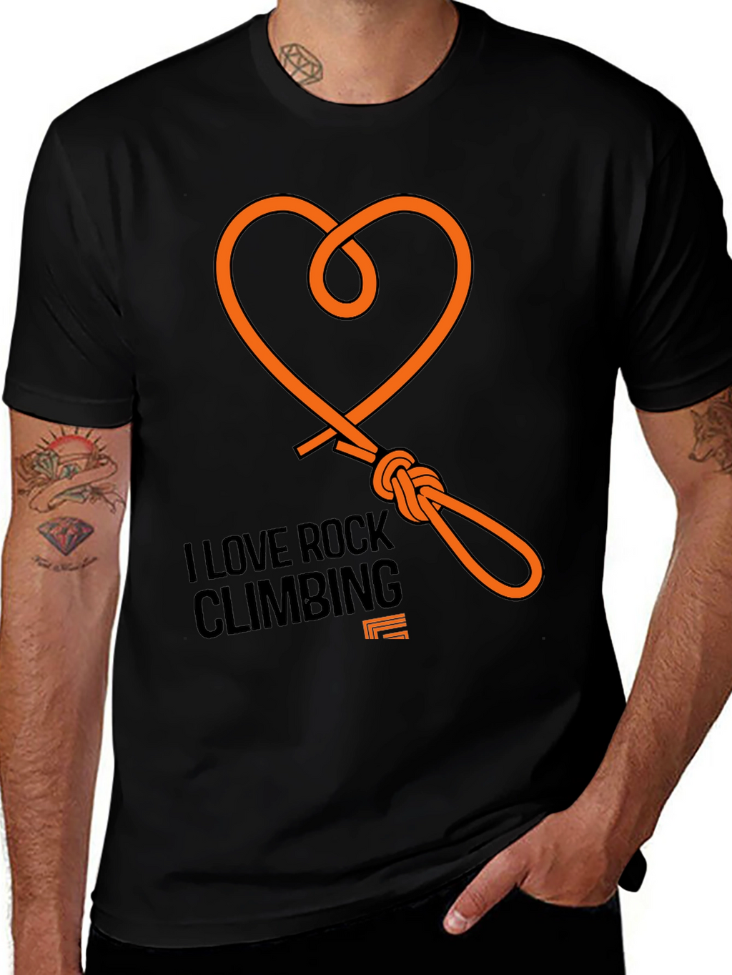 Rock Climbing Heart T-Shirt