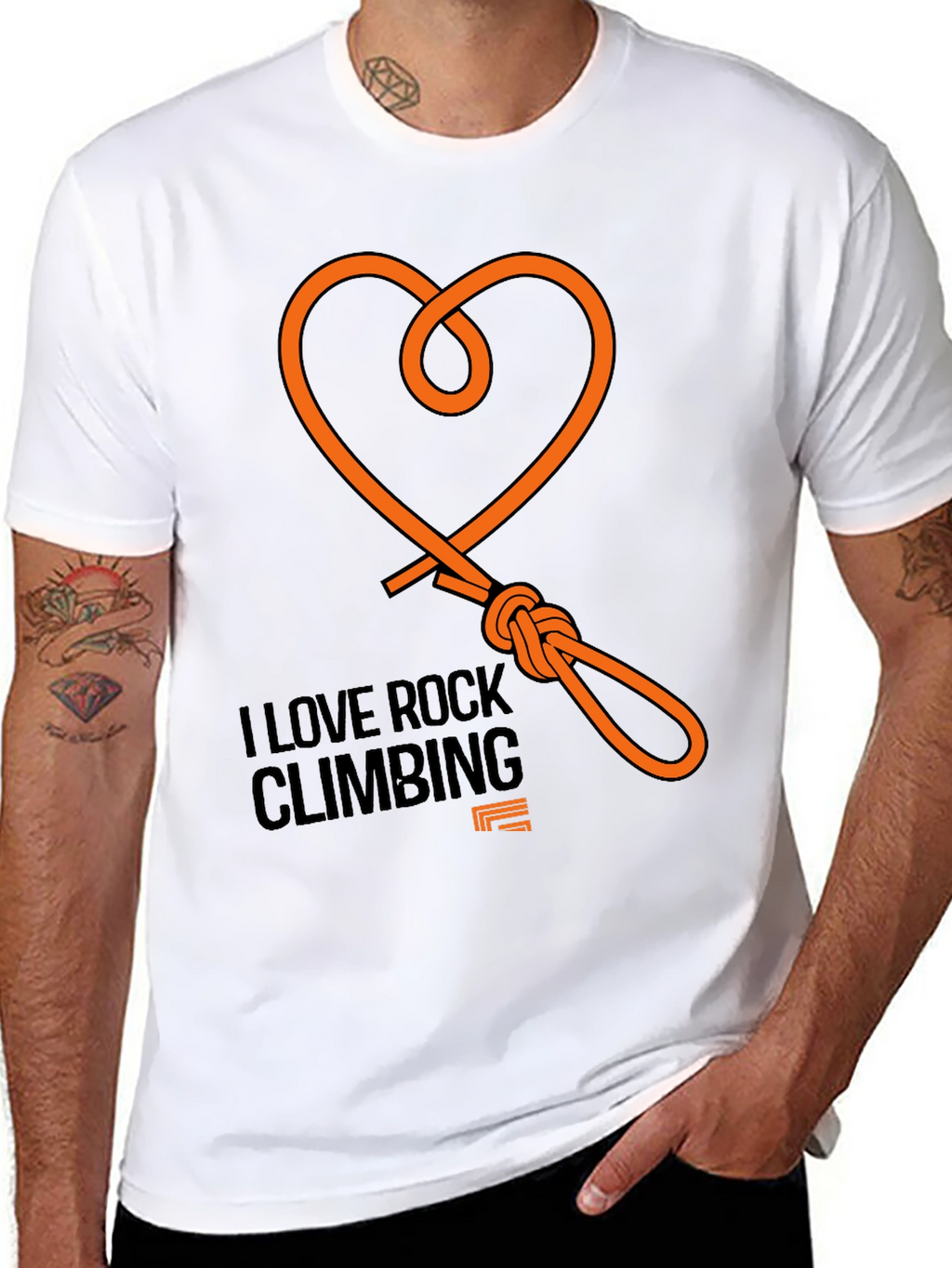 Rock Climbing Heart T-Shirt