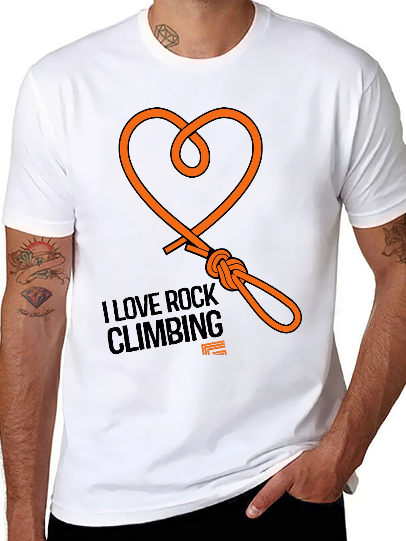 Rock Climbing Heart T-Shirt