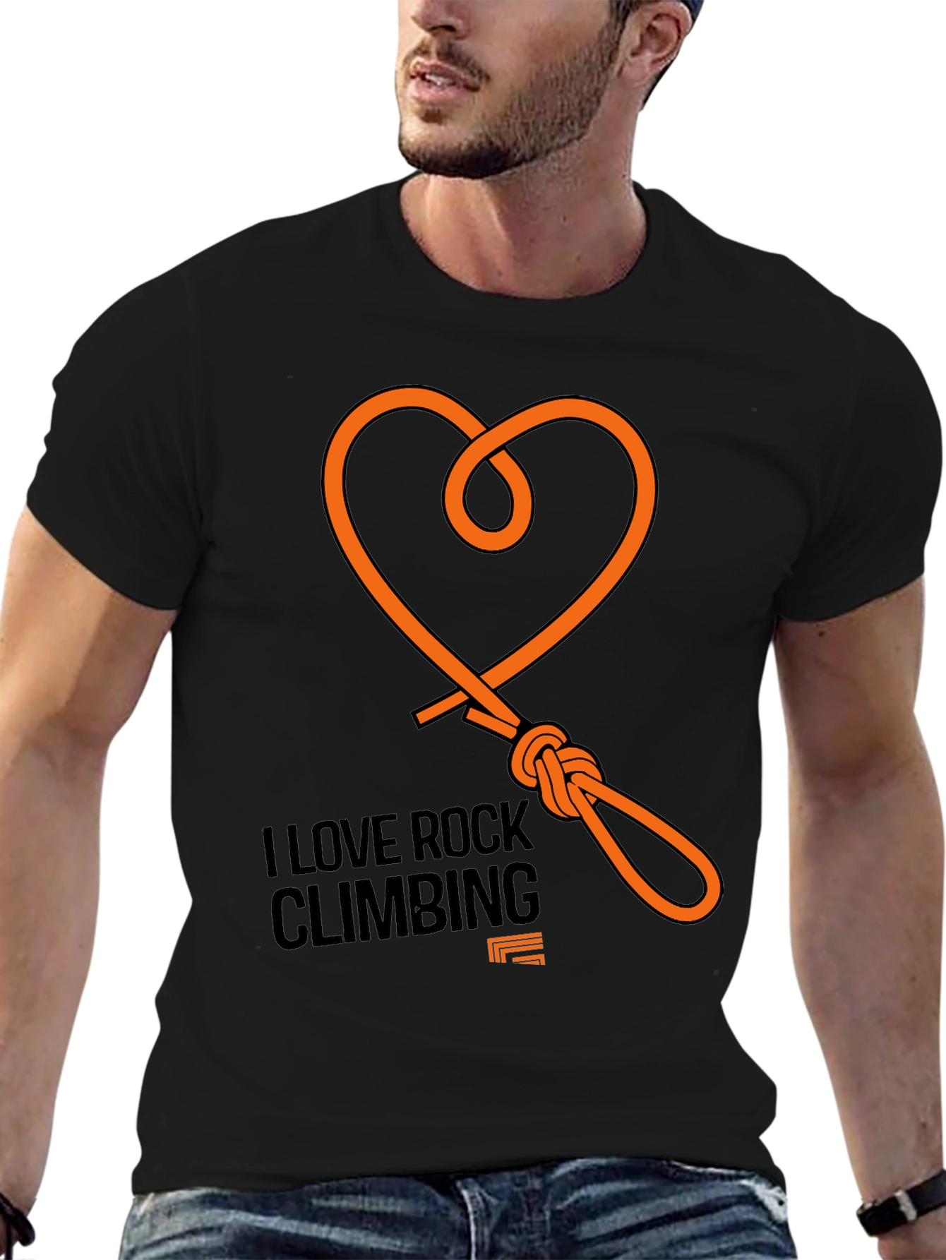 Rock Climbing Heart T-Shirt