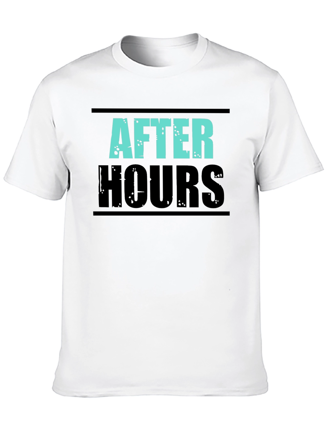 After Hours Graphic Print Black T-Shirt