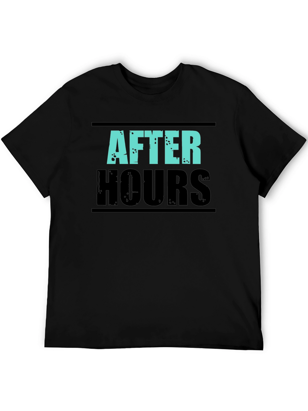 After Hours Graphic Print Black T-Shirt