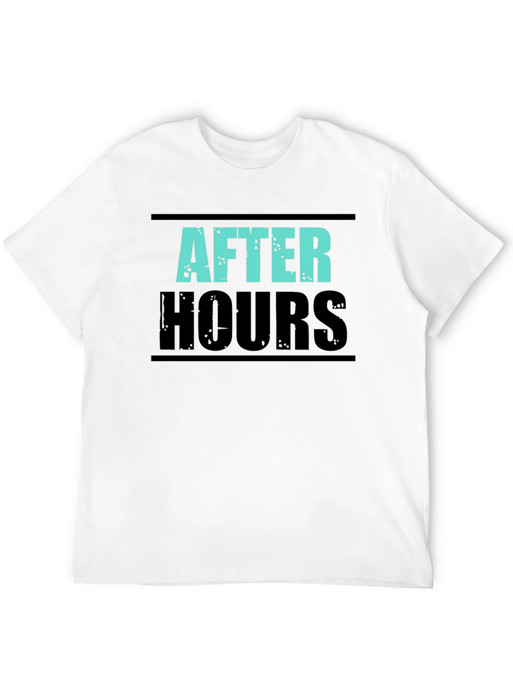 After Hours Graphic Print Black T-Shirt