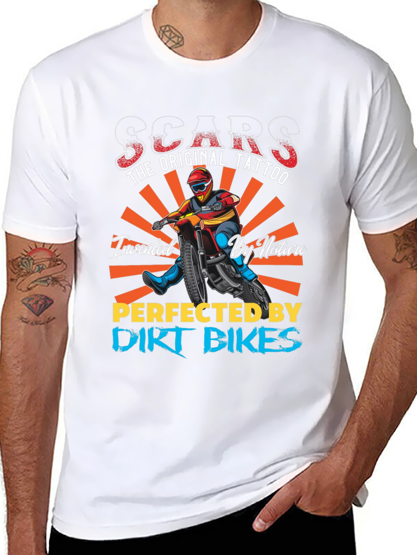 Scars Dirt Bike Graphic Tee