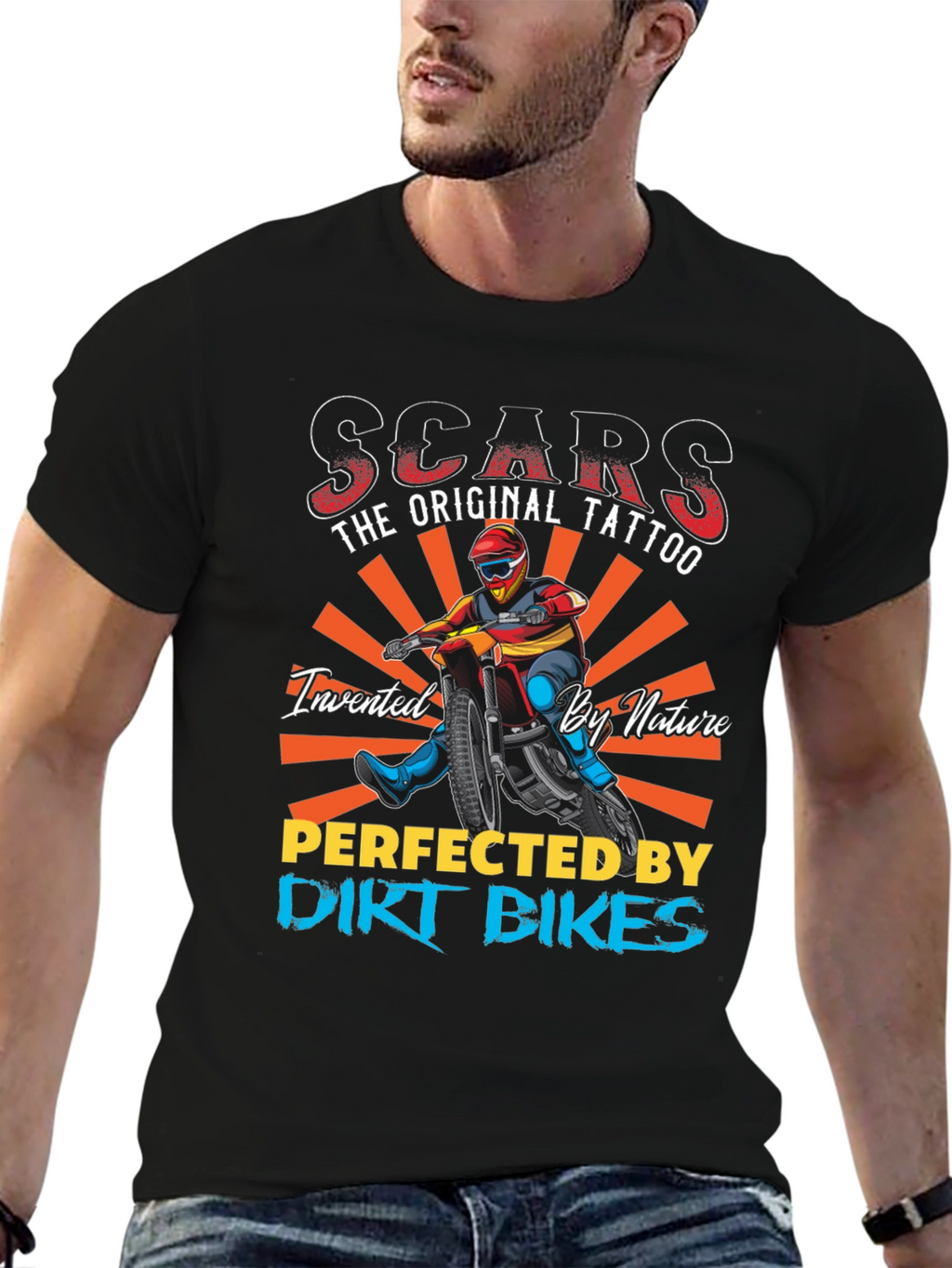 Scars Dirt Bike Graphic Tee