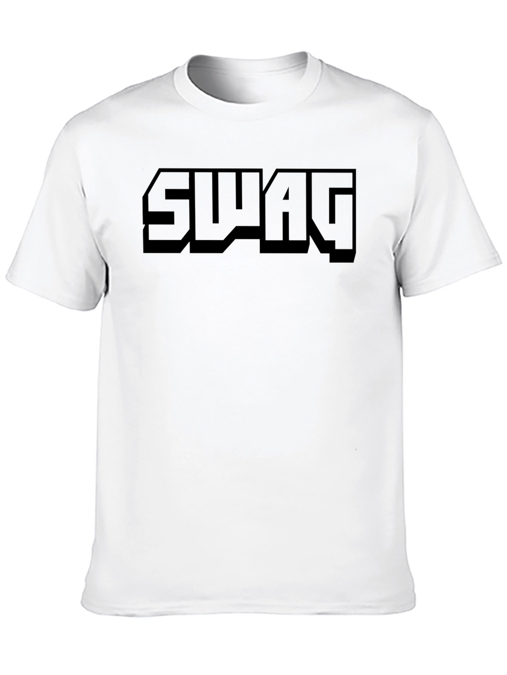 SWAG Black T-Shirt - Bold Style