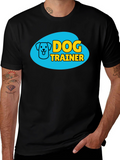 Dog Trainer Graphic Tee - Pet Lover Shirt