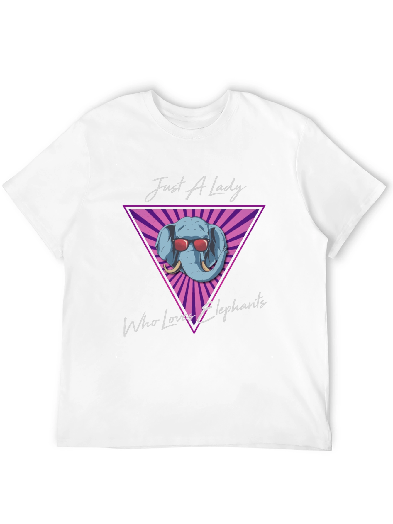 Just A Lady Who Loves Elephants T-Shirt