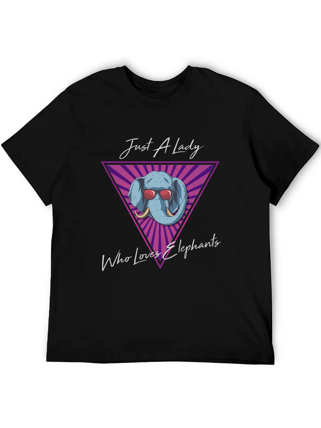 Just A Lady Who Loves Elephants T-Shirt